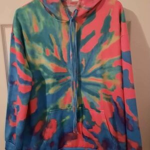 Tie-Dye Crewneck Sweatshirt - Multicolor